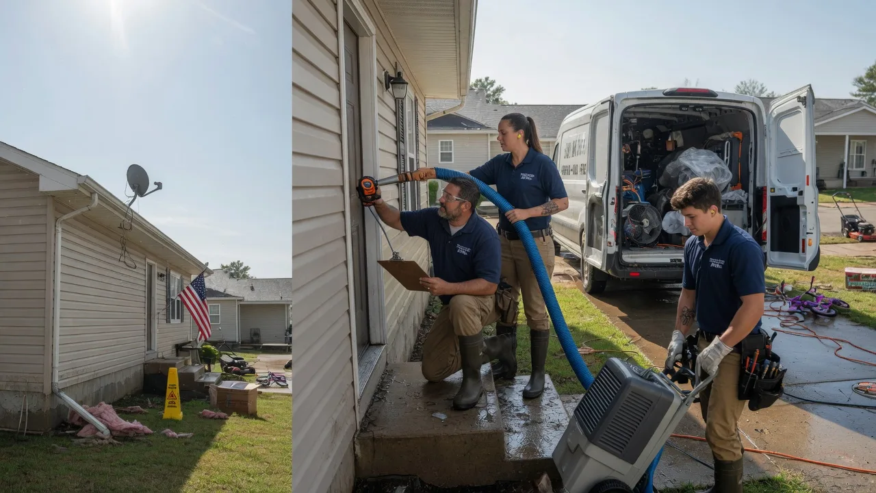 Ceiling Water Damage Restoration in Pendleton, IN near me